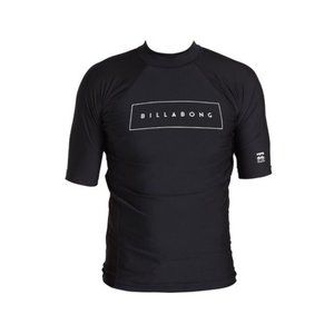 BIllabong Short Sleeve Rashguard UPF 50+ Black